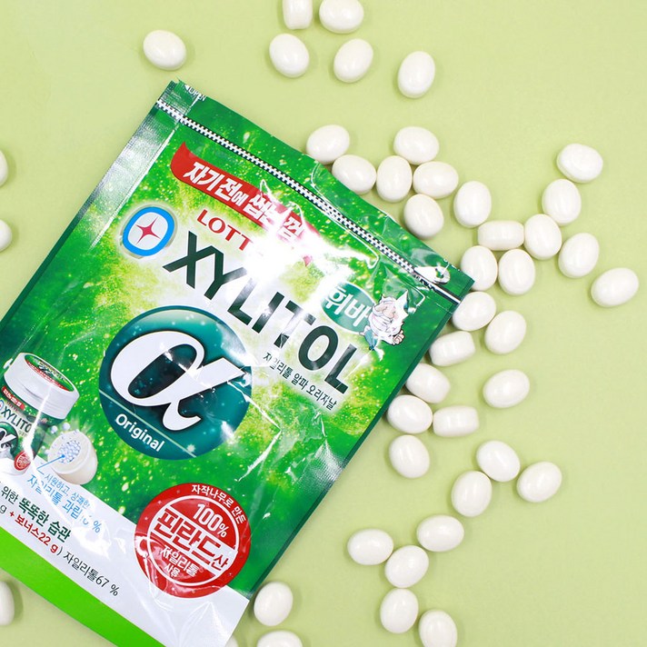 롯데제과 자일리톨 알파 껌 리필, 168g, 1개
