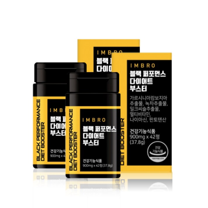미누 블랙라인 시즌2 아임브로 블랙 퍼포먼스 다이어트 부스터 남성 올인원 건강기능식품 체지방감소 2중 기능성과 간건강 관리 가르시니아 카테킨 밀크씨슬을 한번에, 1+1 [40%할인]