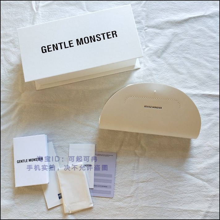 신품 GM 선글라스 케이스 GENTLE 오리지날 MONSTER 안경 가방 클라우드 박스