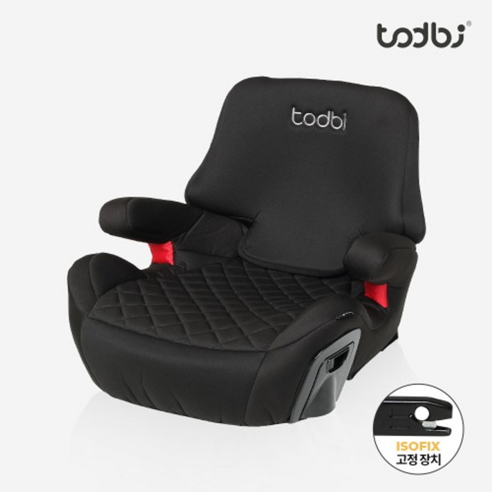 [토드비] 뉴코쿤 ISOFIX 부스터 주니어카시트 블랙