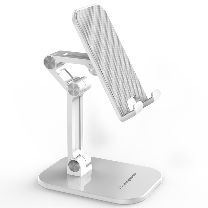 
                                                        챌린지하이브리드 스마트폰 / 태블릿PC 접이식 탁상 거치대, CH-120S(화이트)
                                                    