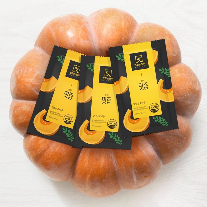 [맛즙]호박즙 100ml 스테비아 효소로 진하고 맛있게~, 90포