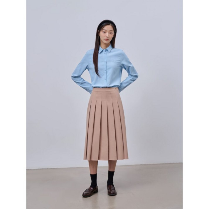 BEANPOLE LADIES 코듀로이 레귤러핏 셔츠 스카이블루 BF4964C02Q