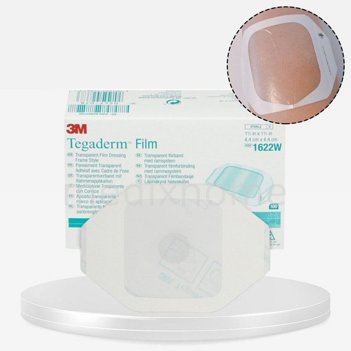 3M 테가덤 1624w 1박스 투명 멸균 드레싱밴드 방수반창고 타투필름 Tegaderm, 3m 테가덤 1626w 1BOX