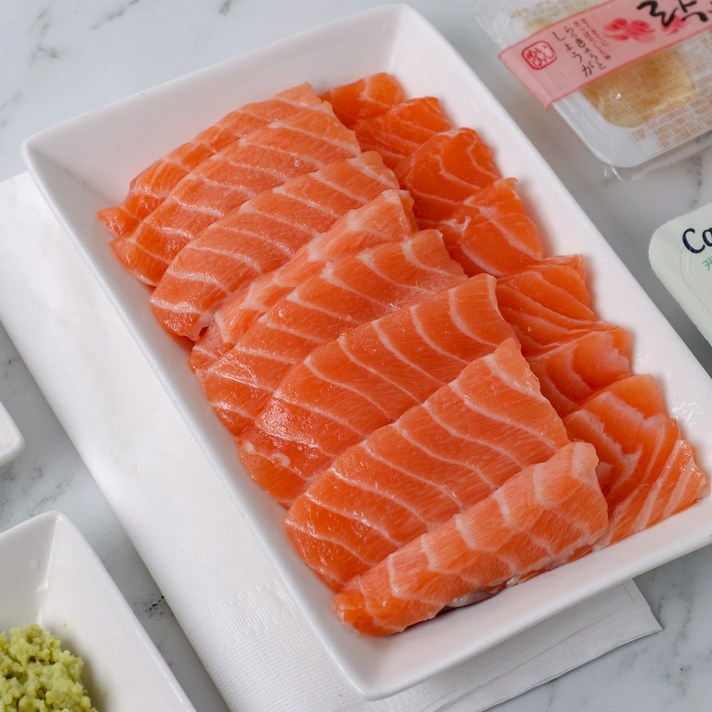 바른씨 생연어 500g 슬라이스 (2~3인분)