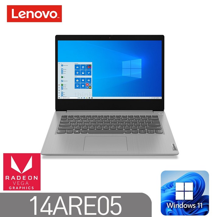 LENOVNO IdeaPad 3 14ARE05 라이젠 R34300U 8G SSD256G RADEON 윈도우11 14인치, 3 14ARE05, WIN11 Pro, 8GB, 256GB, DARK