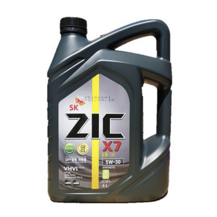 ZIC X7 LS 5W30 6L 디젤 엔진오일, 1개,  지크 X7 LS 5W306L , 5w30