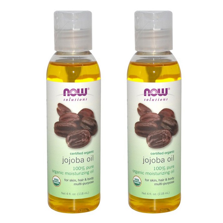 나우푸드 퓨어 모이스처라이징 호호바 오일, 118ml, 2개