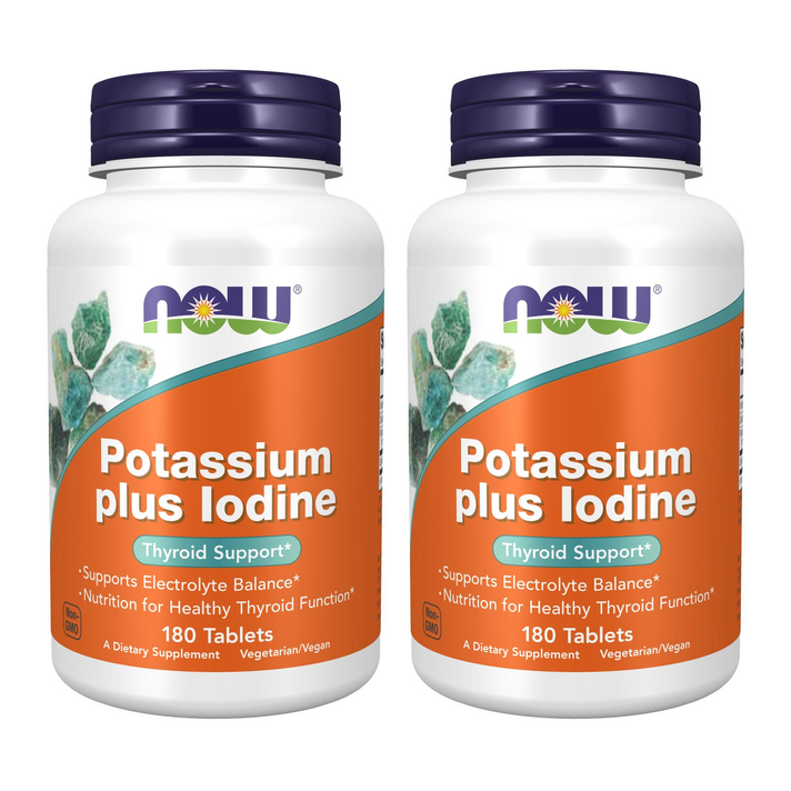 나우푸드 포타슘 플러스 요오드 타블렛, 180개입, 2개