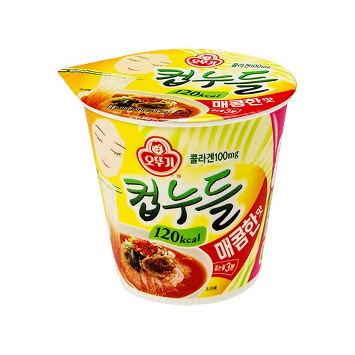 오뚜기 컵누들 매콤한맛 37.8g, 30개