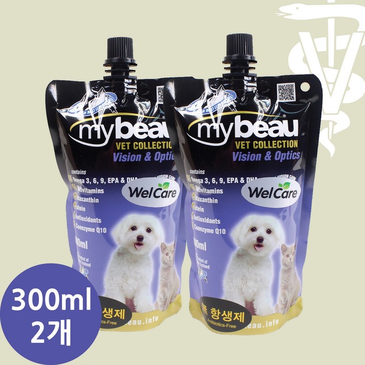 마이뷰 비젼옵틱 시력눈물 종합영양제 300ml 2개, 눈물개선눈건강, 600ml, 2개