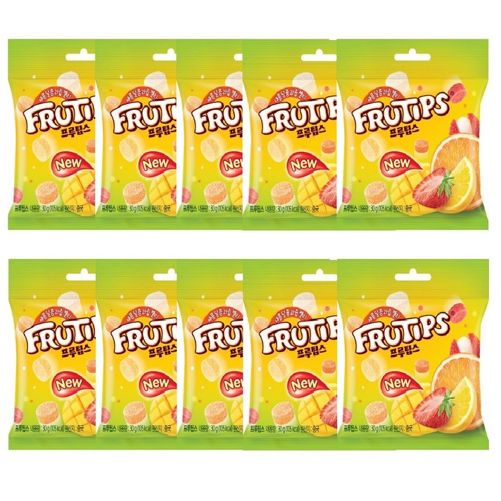 프루팁스 파우치 젤리 오리지널, 30g, 41개