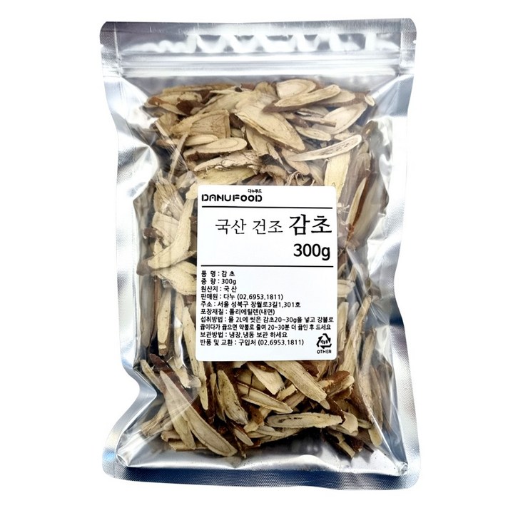 다누푸드 국산 감초, 1개, 300g
