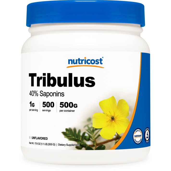 뉴트리코스트 트리뷸러스 테레스트리스 500g 1개 1서빙 1g 500회분 Tribulus Terrestris (40%) Powder [500 GMS]