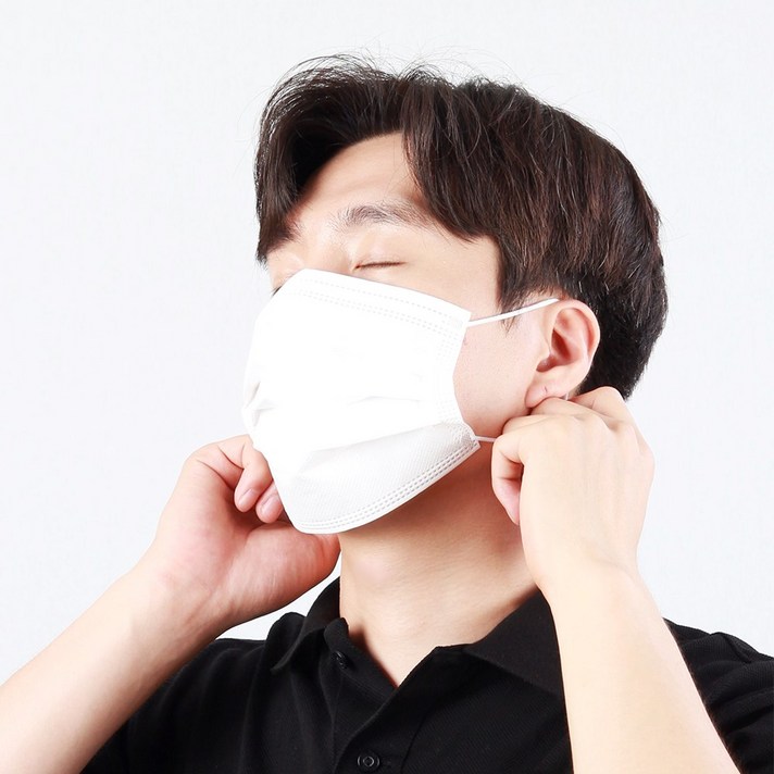 XXL 국산 특대형 마스크 대단한마스크, 1개, 화이트 50매