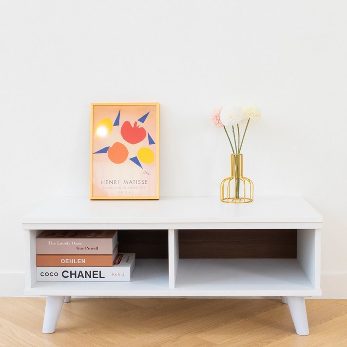 
                                                        리더스가구 800 서랍장 TV대 거실장, 오픈 TV대-화이트
                                                    