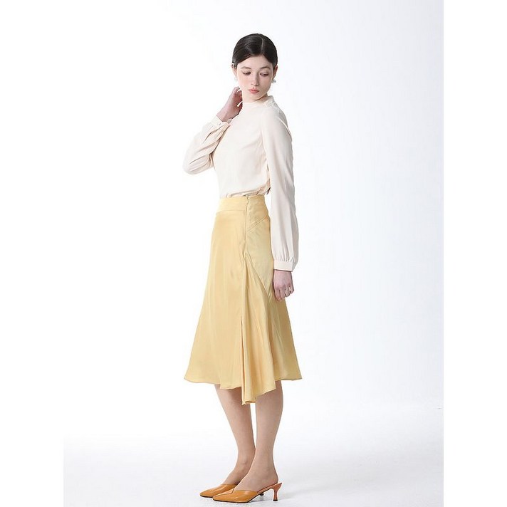 이앤씨 언발란스 플레어 스커트  택가격  179000원