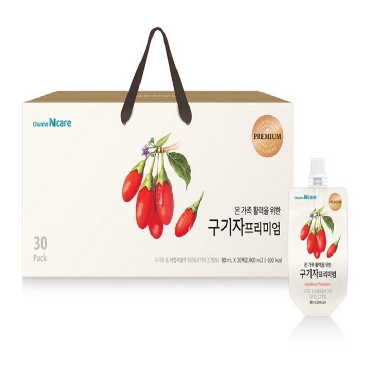 천호엔케어 구기자 프리미엄 건강즙, 80ml, 30개