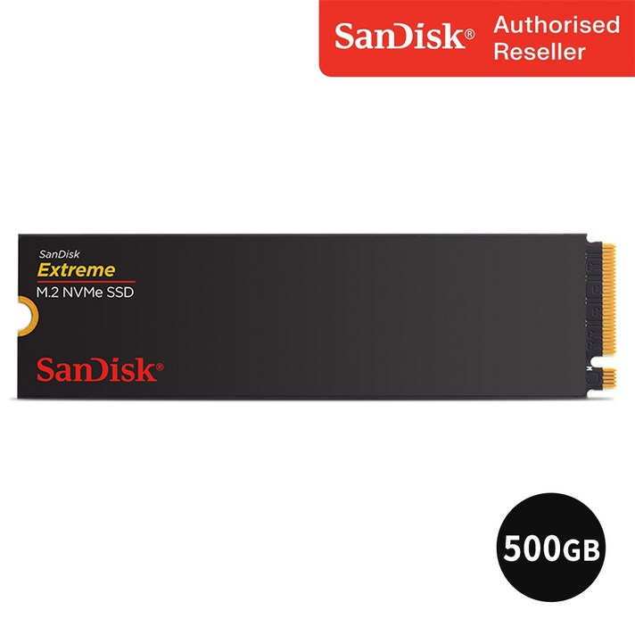  샌디스크 Extreme M.2 NVMe SSD 2280 Gen4 노트북 PC 메모리 SSDX3N, 500GB 