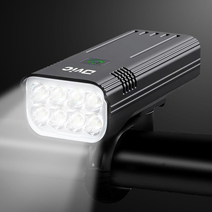 디빅 NKX8 T6 8구 자전거 라이트 전조등 헤드라이트(3000루멘), 단품, 1개