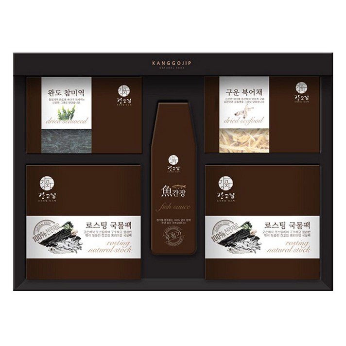 강고집 기념일 특선세트 조미료 식자재 다시팩 육수팩 국물팩 천연 멸치육수 선물세트, 1