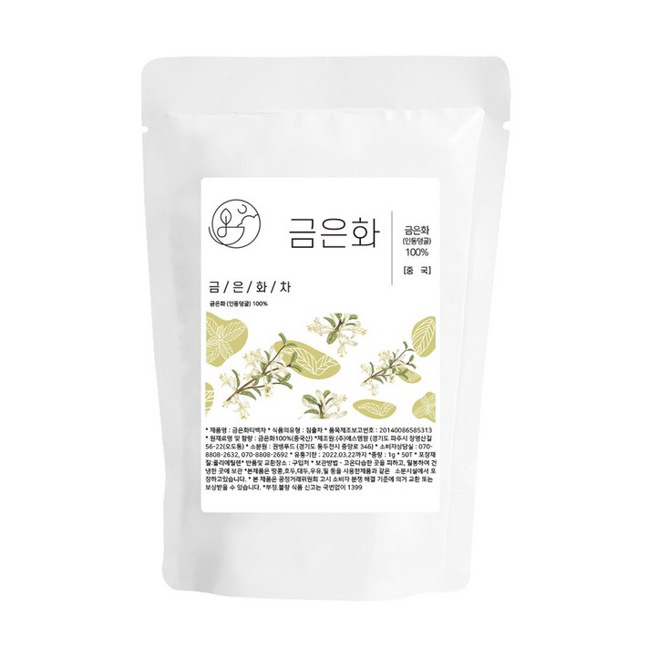 좋은아침 금은화 (인동꽃) 삼각티백 100T 실속형 인동덩굴 꽃봉오리 차, 100g, 1개