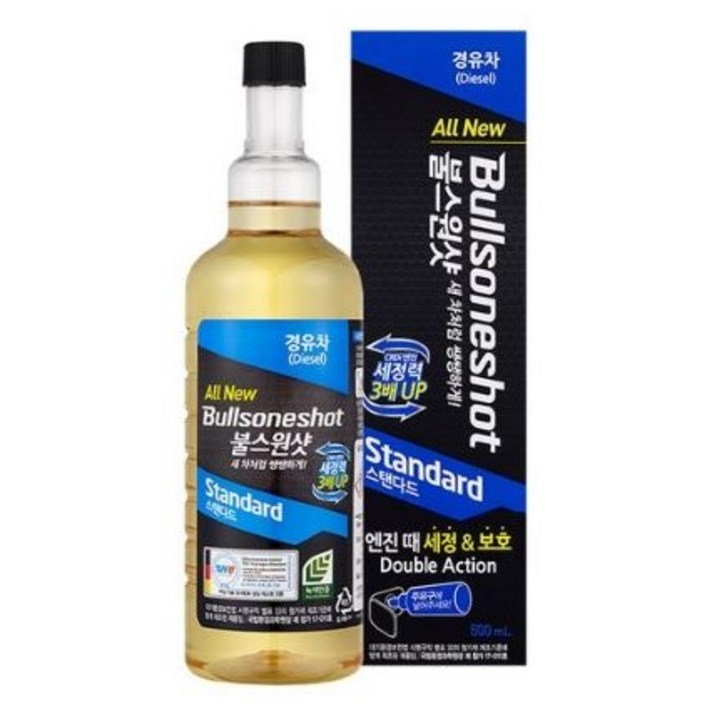 불스원 불스원샷 스탠다드 연료첨가제 디젤, 불스원샷 경유 500ml, 5개