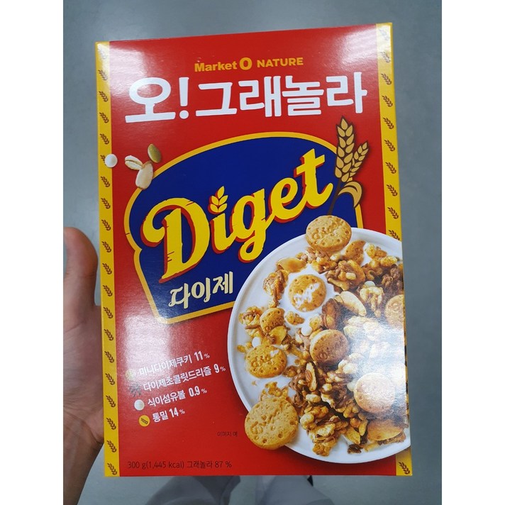 오!그래놀라 다이제, 300g, 2개