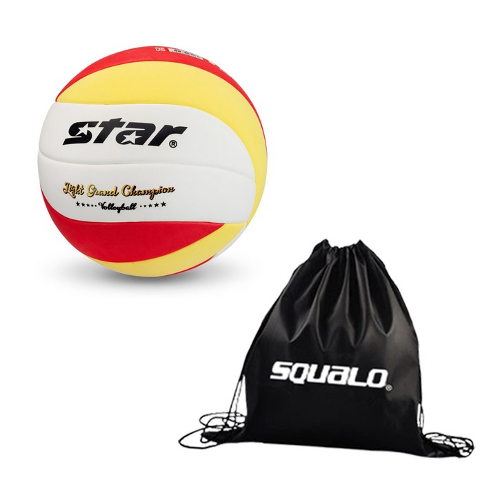  스타 라이트 그랜드챔피언 CB905 5호 배구공 경량모델, CB905 + 스쿠알로가방 