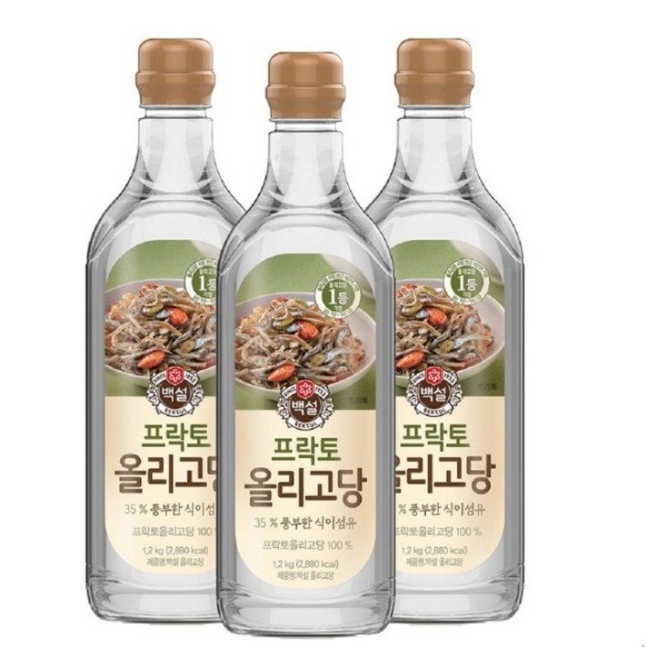 올리고당 1.2kg *3개 - 장 건강에 좋은 프락토올리고당 100%, 3개 2세트