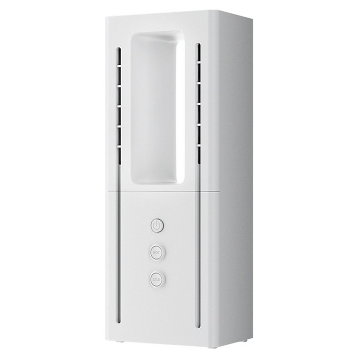 shangren 가정용 온풍기/냉풍기 사무실 전기 히터 미니 온냉풍기, 화이트