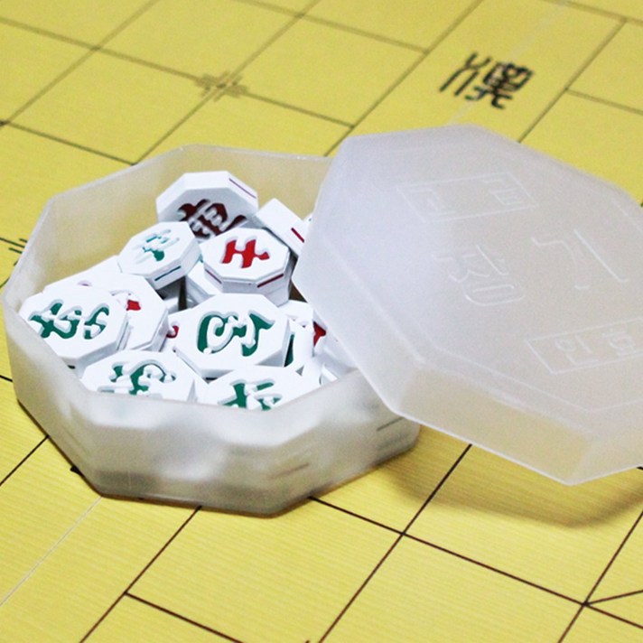  프로바둑 접이식바둑판세트 [두께0.5cm]라탄(흑백)바둑통 바둑알 바둑 장기 프로기사 추천 바둑판세트, 한국식 장기알(바둑판x) 