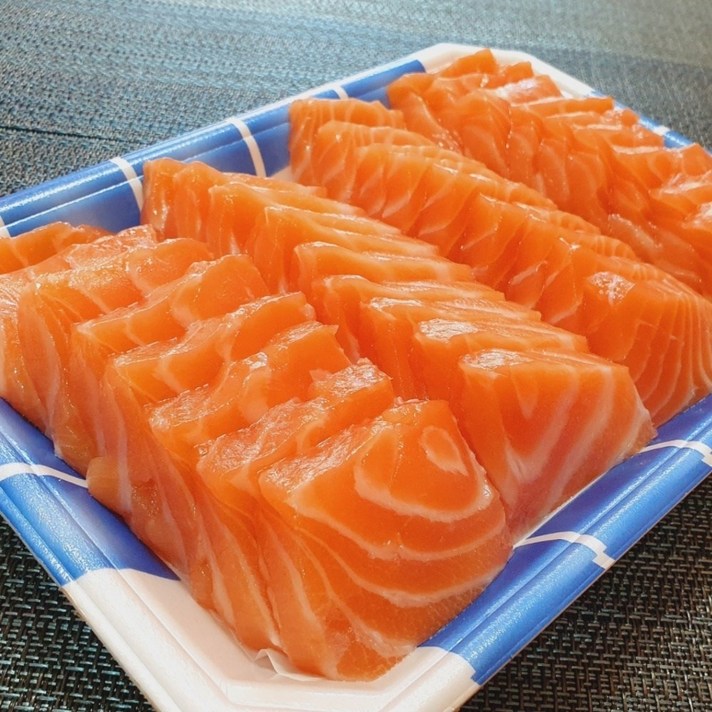 연어회 생연어맛집 싱싱 생연어 필렛 슬라이스 1kg, 슬라이스400g