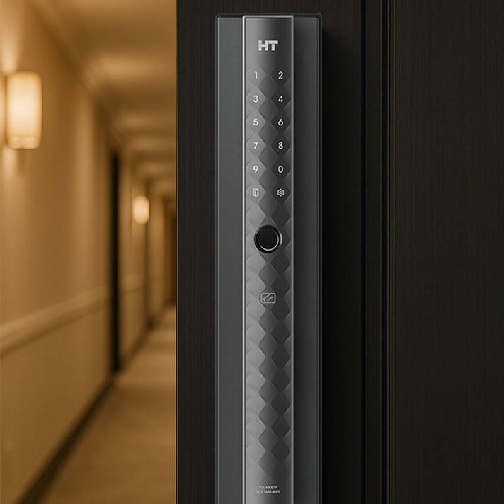 현대HT 주키형 디지털 현관 도어락 지문인식 즉시잠금 현관문도어락, 고객직접설치, TDLA5001F