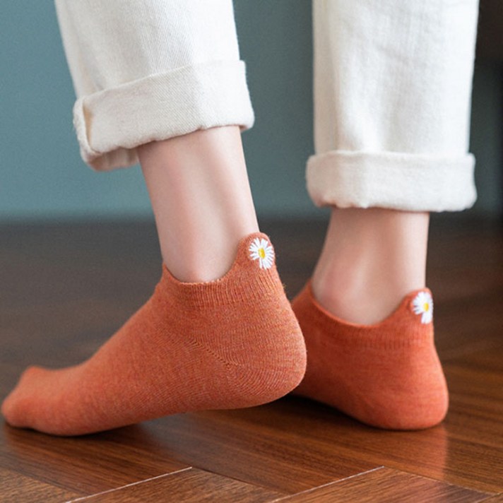 이너피아 뒷꿈치꽃자수 여성 패션 발목양말 10켤레
