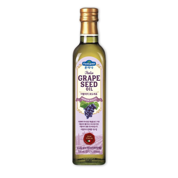 폰타나 이탈리아 포도씨유, 500ml, 9개