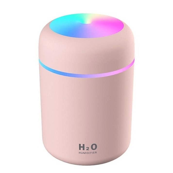 코스트코 가습기 제습기 공기청정2 in 1 USB 전기 아로마 테라피 오일 디퓨저 초음파 미스트 메이커 홈 오피스 및 자동차 용 다채로운 빛, 녹 빨강, 협력사