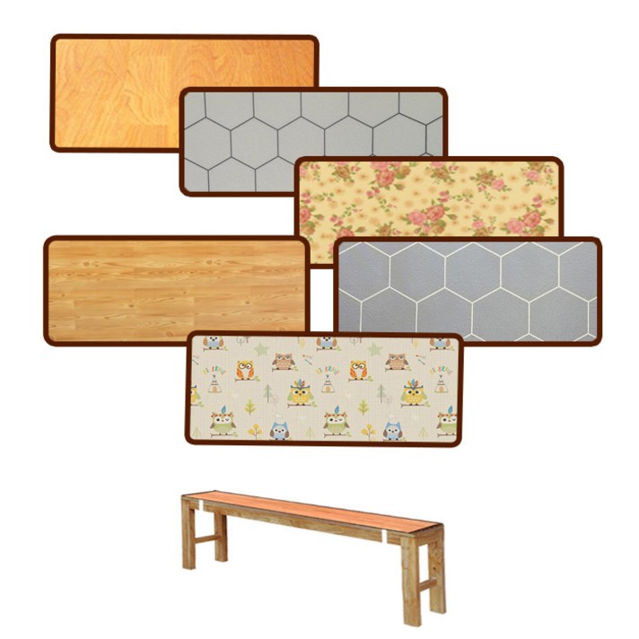 맞춤제작 벤치방석 식당방석 의자방석