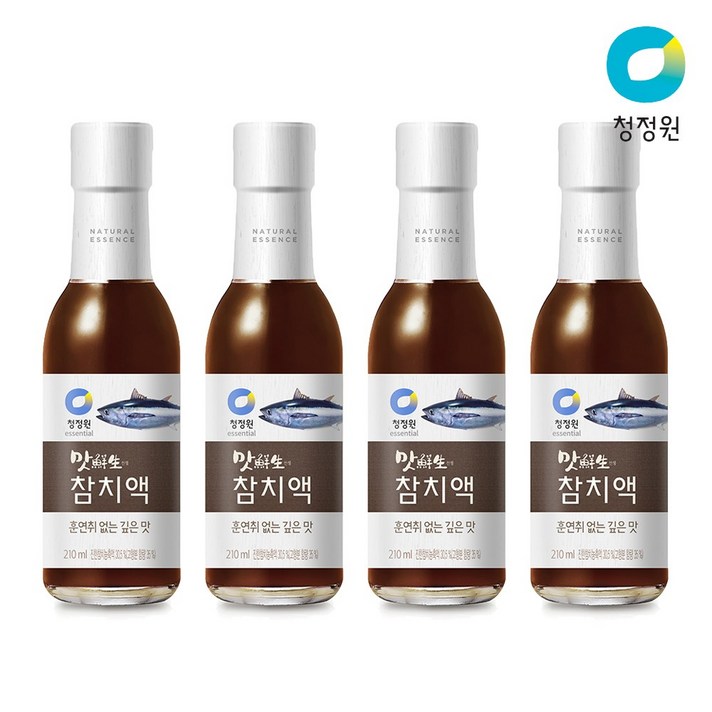 청정원 맛선생 참치액 210ml x 4개