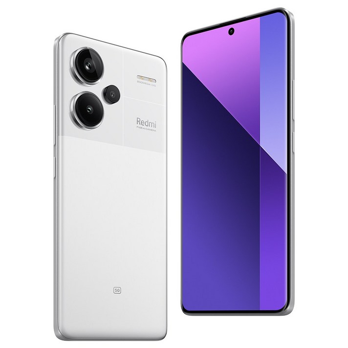 월드 프리미어 글로벌 버전 Xiaomi Redmi Note 13 Pro Plus 5G 스마트폰 200MP OIS 카메라 1.5K 120Hz AMOLED 커브드 디스플레이 120W, 화이트, 512GB 월드 프리미어 글로벌 버전 Xiaomi Redmi Note 13 Pro Plus 5G 스마트폰 200MP OIS 카메라 1.5K 120Hz AMOLED 커브드 디스플레이 120W, 화이트, 512GB