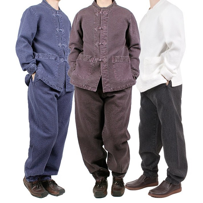 단아한의 남성 남자 생활한복 개량한복 봄 가을 자금우세트