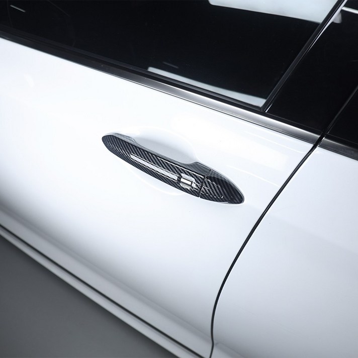 유투카 호환 G80 DH 스포츠 튜닝 도어 손잡이 커버 블랙 몰딩 드레스업, 도어