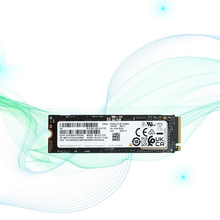  삼성 SSD PM9A1 256G MZ-VL2256 메모리 RY, 삼성(PM9A1 256G MZ-VL2256) 