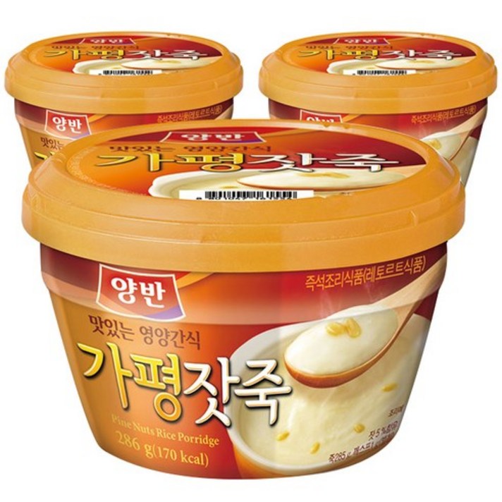 동원에프엔비 양반 가평 잣죽, 285g, 8개