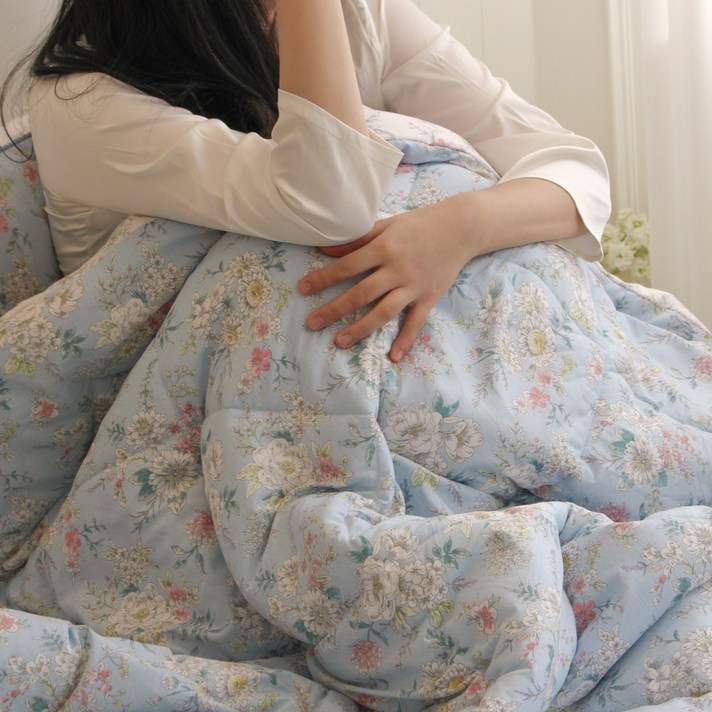  아르떼베딩 블라썸 차렵이불 고밀도 세미 마이크로 항균 알러지케어 슈퍼싱글/퀸 