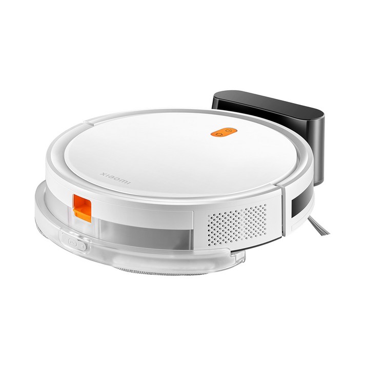  샤오미 미지아 스마트 로봇청소기 Xiaomi Robot Vacuum E5 물걸레 400ml먼지함 90ml물탱크 2000pa흡력 최신버전, 화이트 