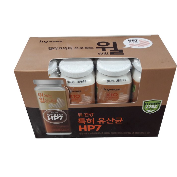 한국야쿠르트 윌150ml X 8입 아이스포장무료/ 반품불가/4시이전주문당일출고, 8개입, 150ml