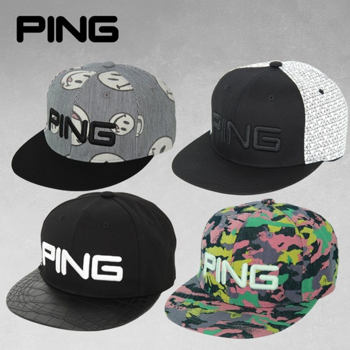 핑 골프스냅백 남자 핑골프 모자 남성 골프모자 길이조절 쿨맥스 2021, 삼각포인트