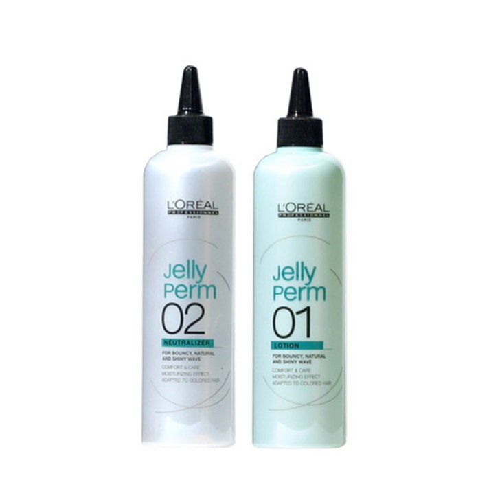  로레알 프로페셔널 파리 젤리펌 1제 400ml + 2제 400ml 세트, 1세트 
