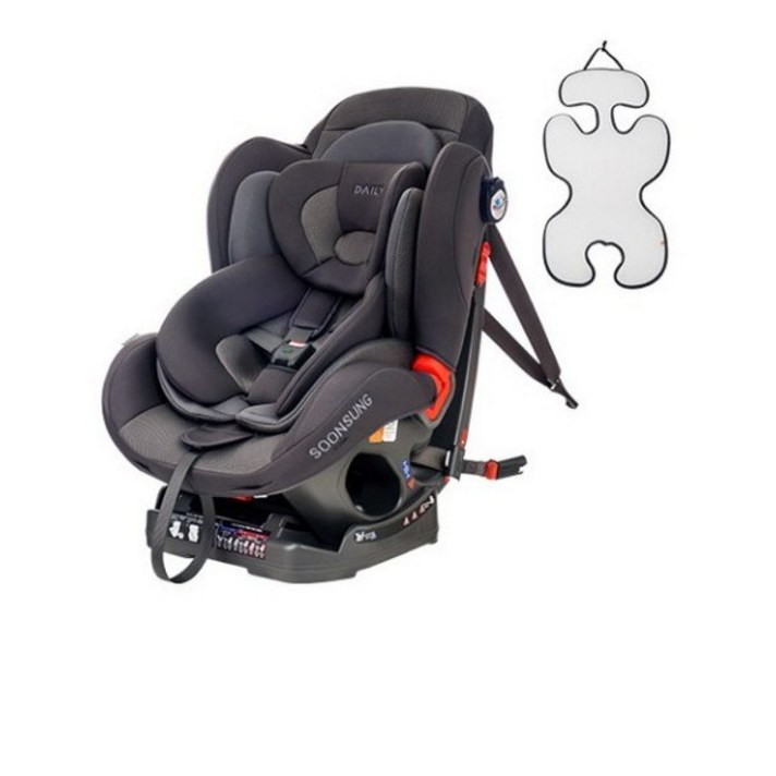 순성 ISOFIX 포함 데일리 모노 카시트 + 쿨시트, 모노그레이